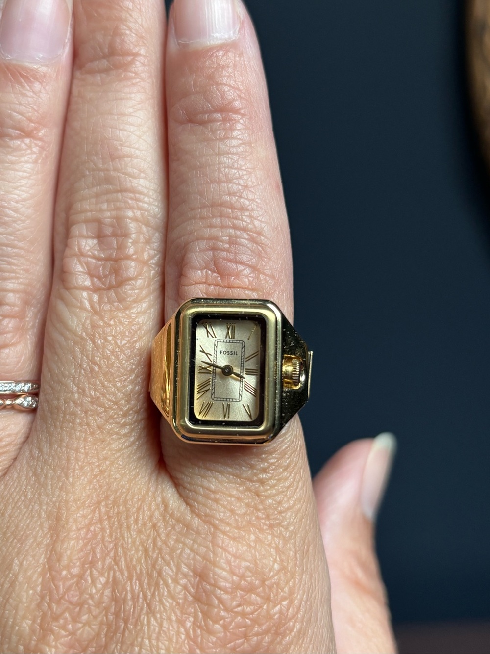 Fossil ring watch